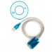 Кабель для передачи данных USB to COM 1.0m transparent Vinga (VCPUSBCOM) Кабель для передачи данных USB to COM 1.0m transparent Vinga (VCPUSBCOM)