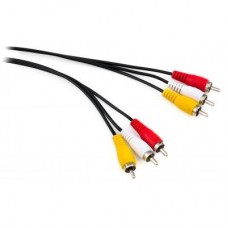 Кабель мультимедийный 3xRCA M to 3xRCA M 1.8m Vinga (VCP3RCA1.8)