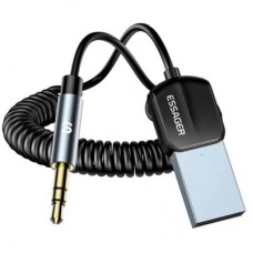 Bluetooth трансмиттер Essager Lingfeng Bluetooth 5.0 Aux Adapter Car Wireless Receiver USB (EBT-LF01-P) Bluetooth трансмиттер Essager Lingfeng Bluetooth 5.0 Aux Adapter Car Wireless Receiver USB (EBT-LF01-P)