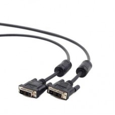 Кабель мультимедийный DVI M to DVI M 1.8m 18+1pin Cablexpert (CC-DVI-BK-6)